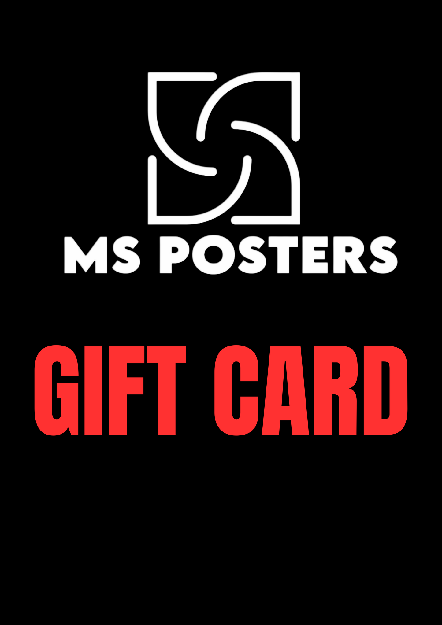 MS Posters Gift Card