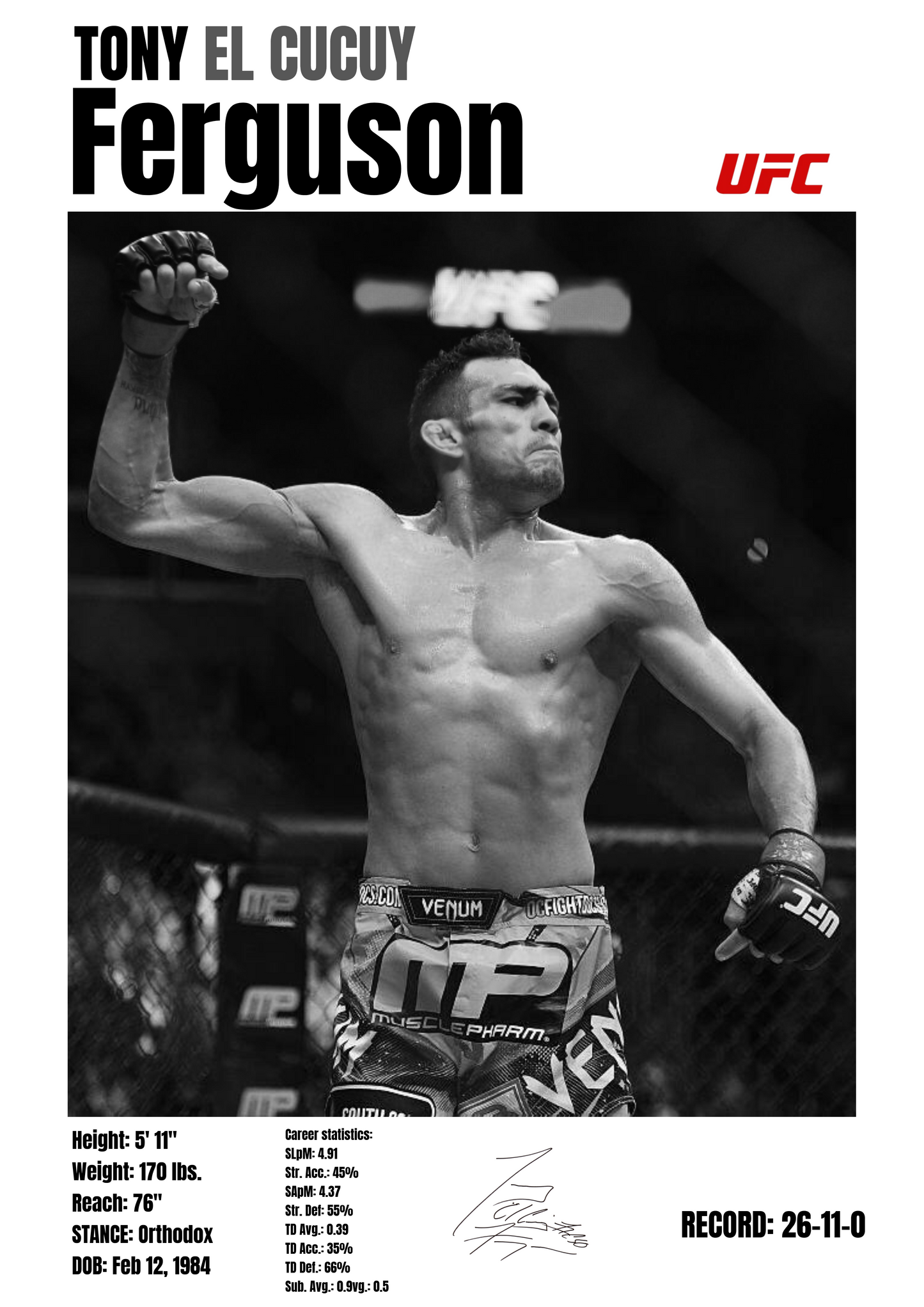Tony Ferguson Poster