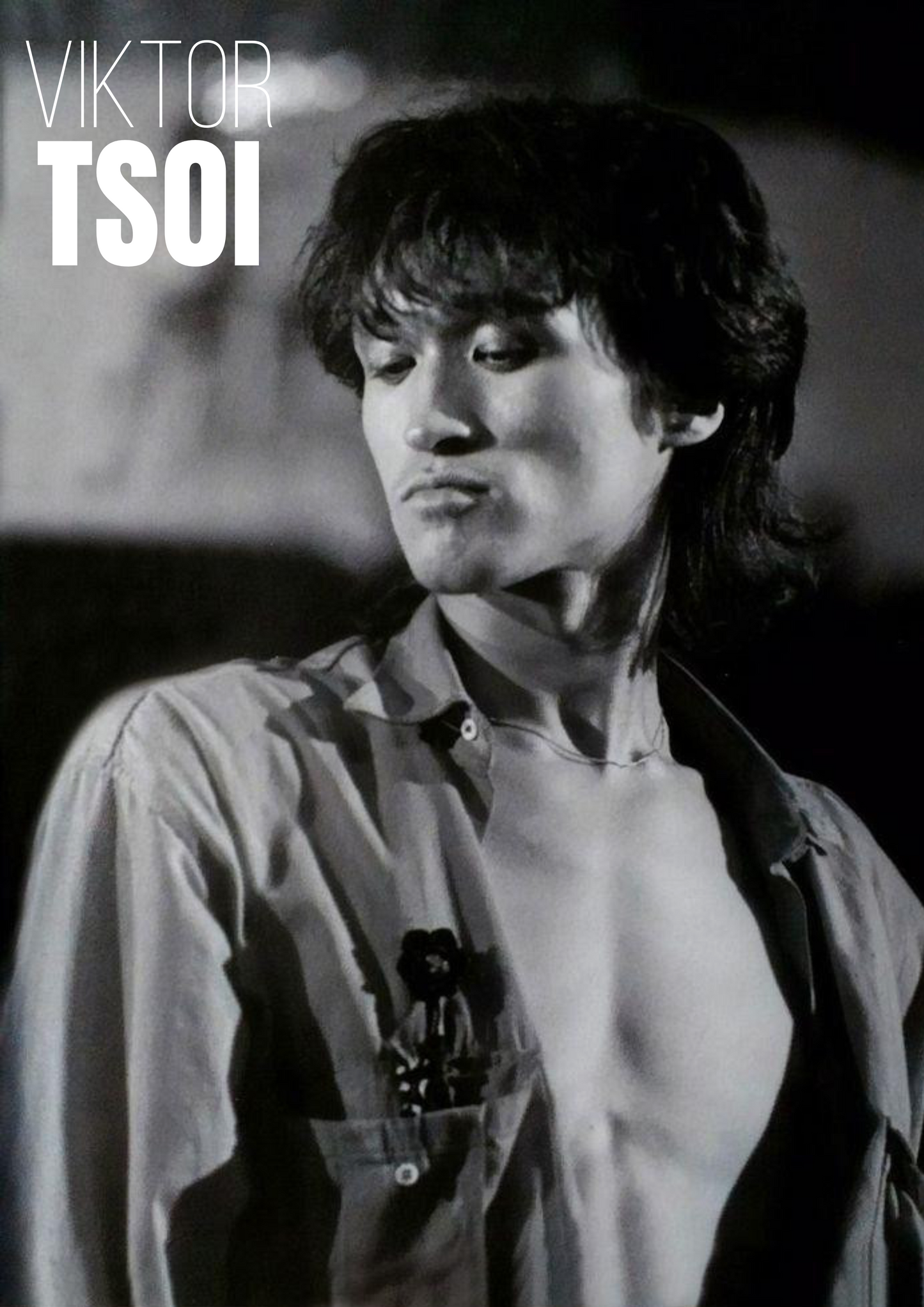 Viktor Robertovich Tsoi Poster