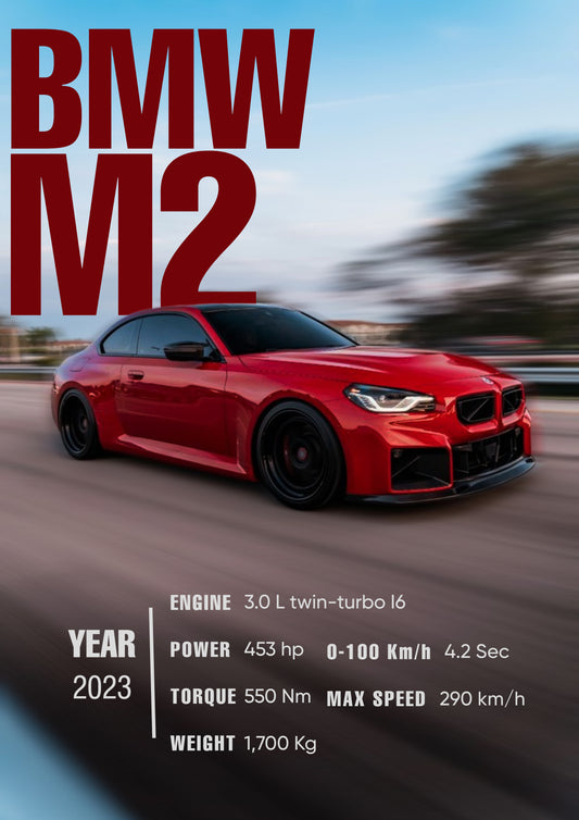 BMW M2 Poster