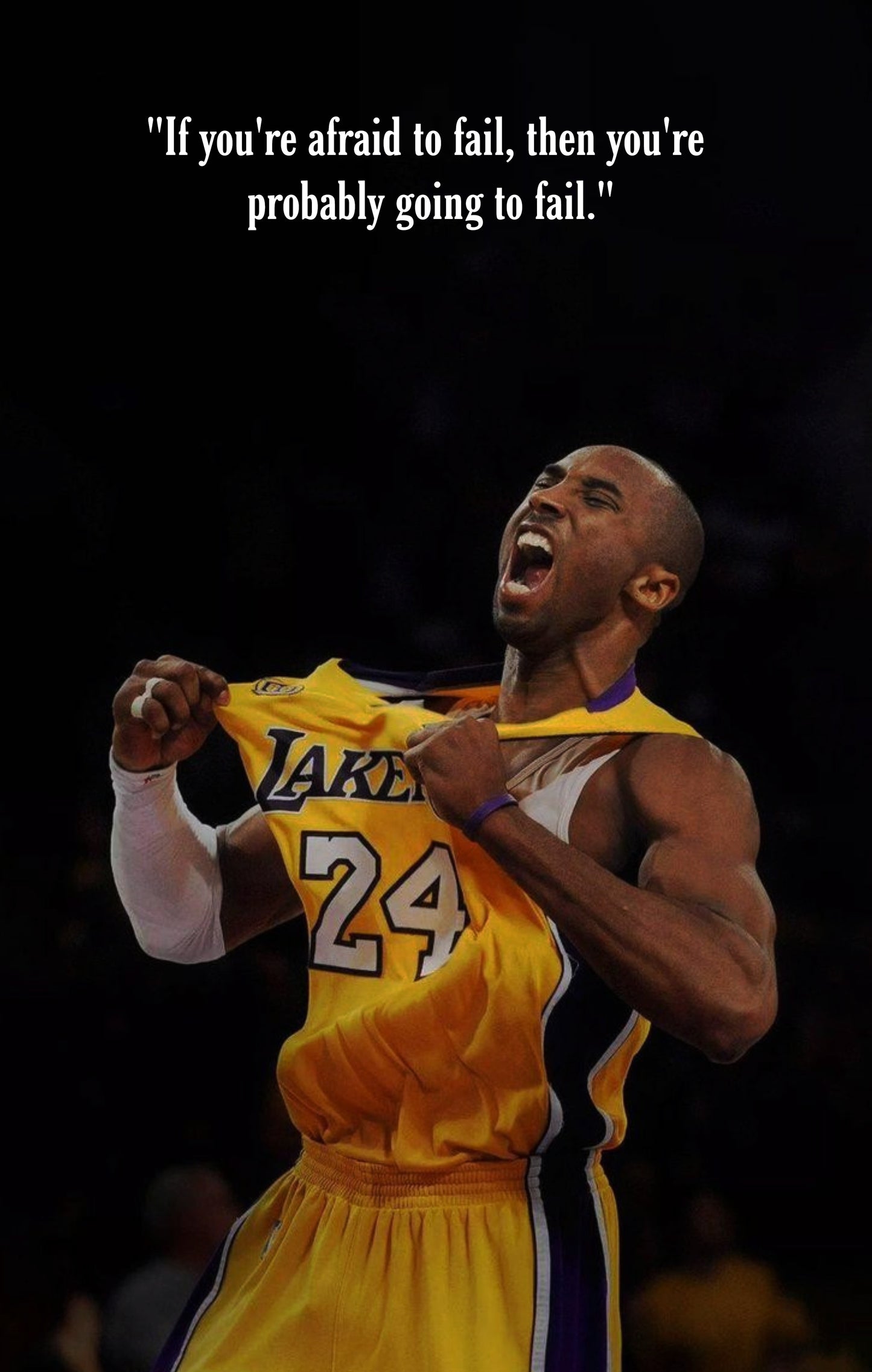 Kobe Bryant Quote Poster