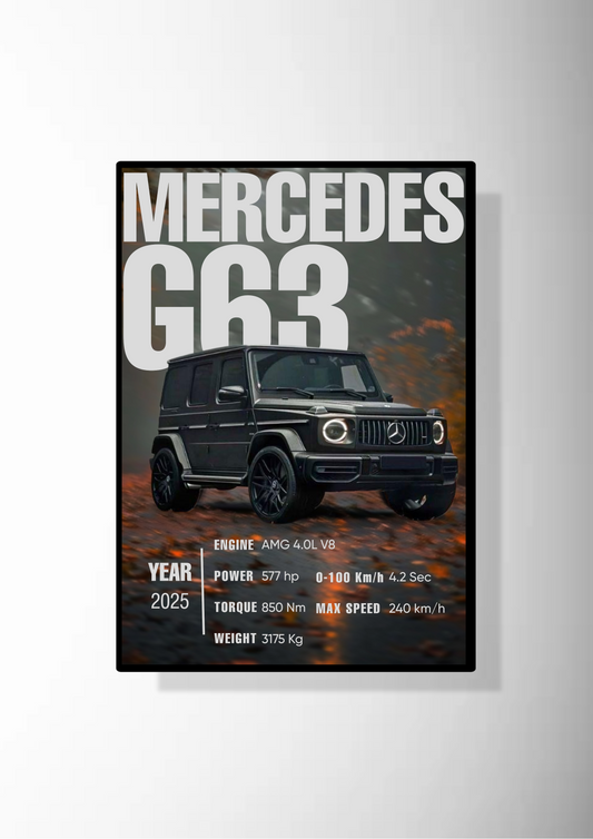 Mercedes G63 Poster