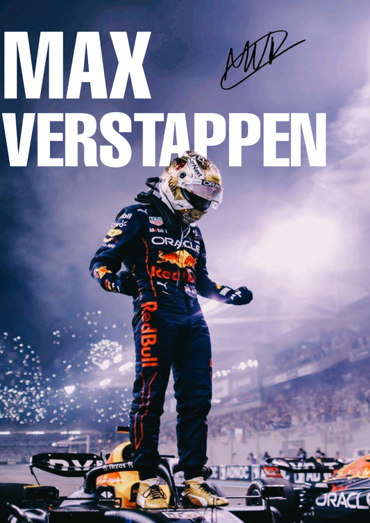 F1 Max Verstappen Poster