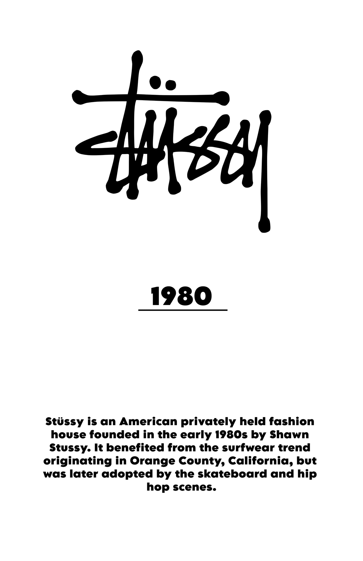 Stüssy Poster