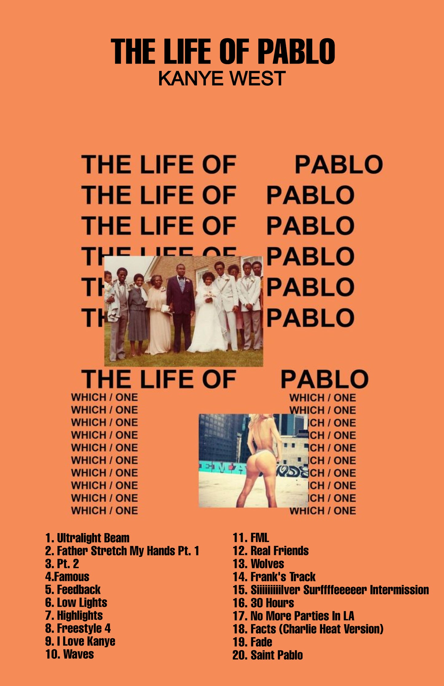 The Life Of Pablo Poster