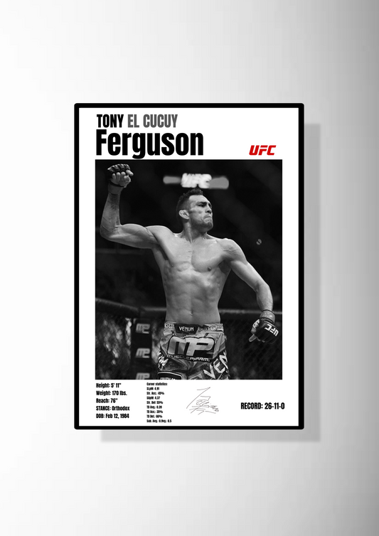 Tony Ferguson Poster