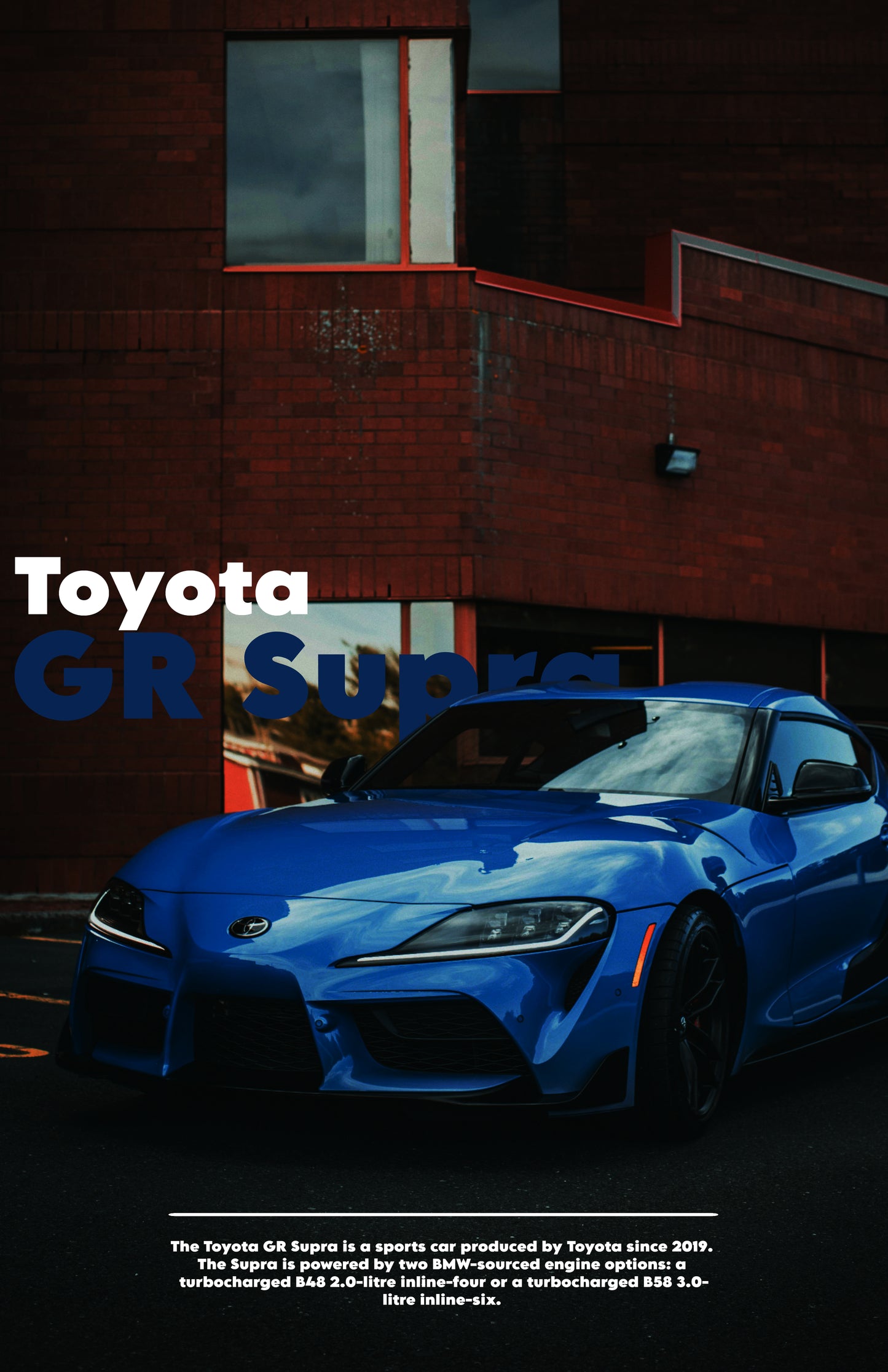 Toyota GR Supra Poster