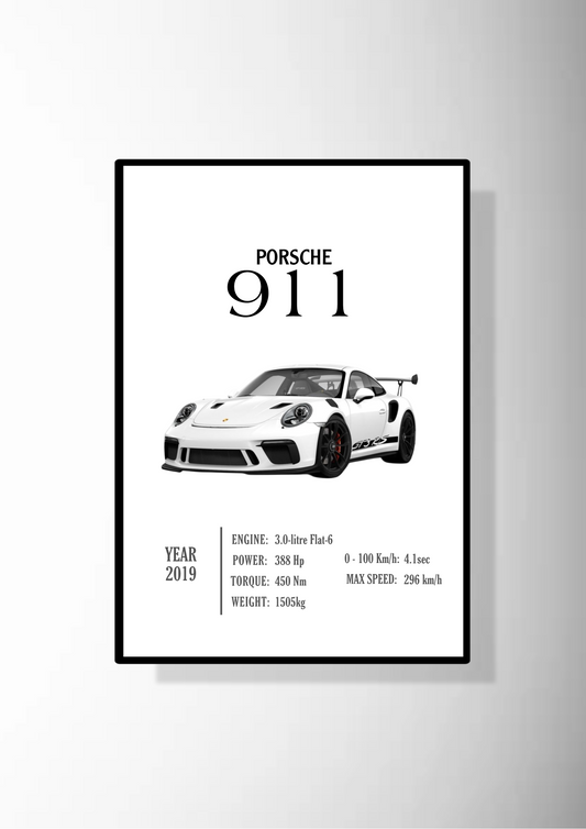 Porsche 911 Poster